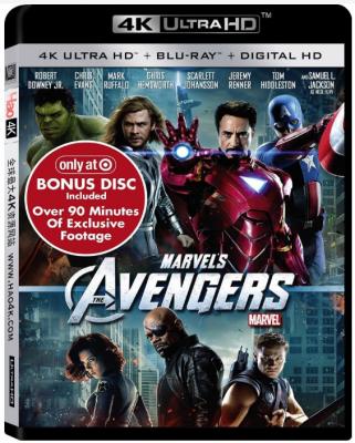 4K UHD 复仇者联盟1 超高码率 2碟装 THE AVENGERS （2012）HDR 
