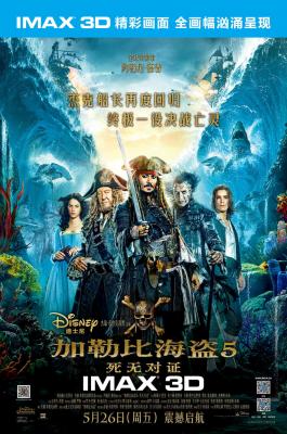 3D 加勒比海盗5：死无对证 带国配 50G 