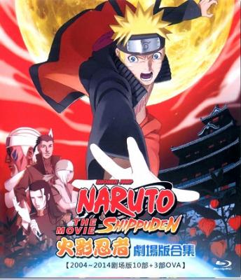 火影忍者剧场版合集 剧场版10部+3部OVA 2碟装 不支持PS3 PS4 XBOX 